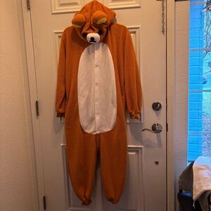 Rilakkuma Onsie Hooded Pajama Costume Sz 4 Small Petite From Harajuku Tokyo JP